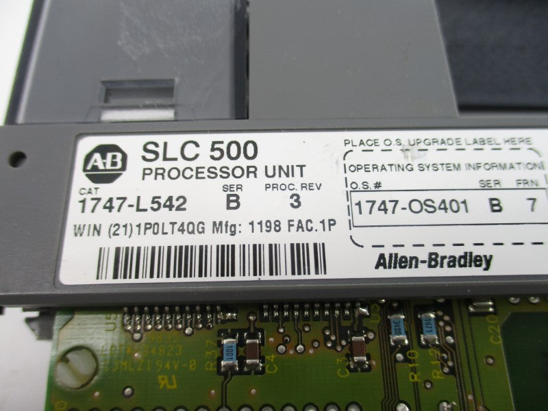 ALLEN BRADLEY 1747-L542 SER. B F/W 7 24VDC 1A REV. 3 NSNP