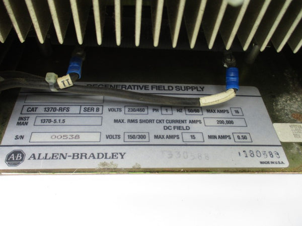 ALLEN BRADLEY 1370-RFS SER. B 230/460V 16A UNMP