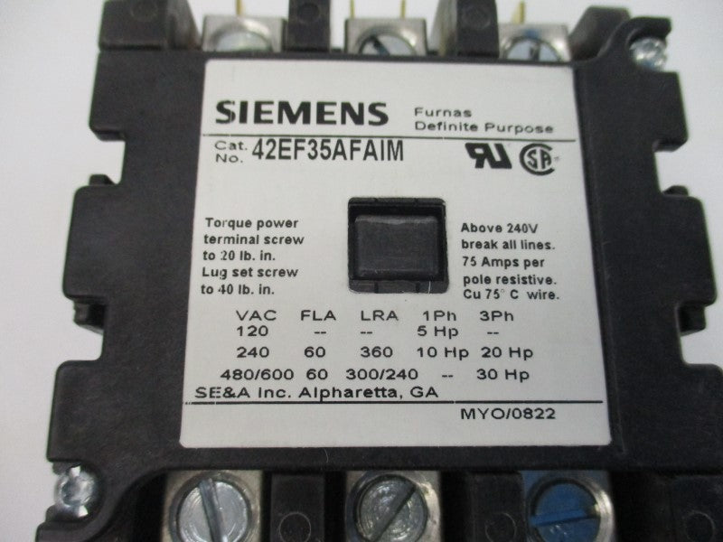 SIEMENS 42EF35AFAIM 110/120V 60A NSNP