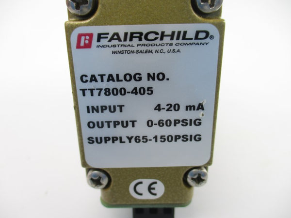 FAIRCHILD TT7800-405 65-150PSI NSNP