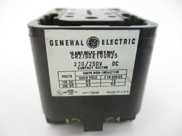 GENERAL ELECTRIC CR2790E100H25 230/250VDC 10A NSNP