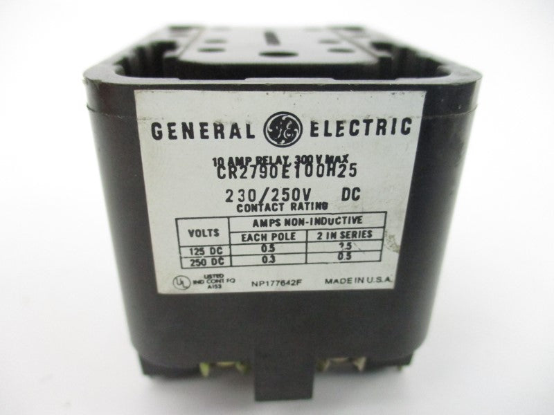 GENERAL ELECTRIC CR2790E100H25 230/250VDC 10A NSNP