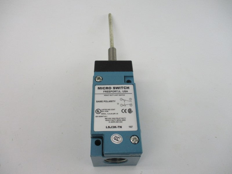 MICRO SWITCH LSJ3K-7N 600VAC 10A NSMP