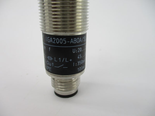 IFM EFECTOR IG0337 IGA2005-ABOA/SL/LS-100AK/RT 20-250VAC/DC NSNP