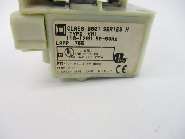 SQUARE D 9001KM1 SER. H 110-120V (AS PICTURED1) NSNP
