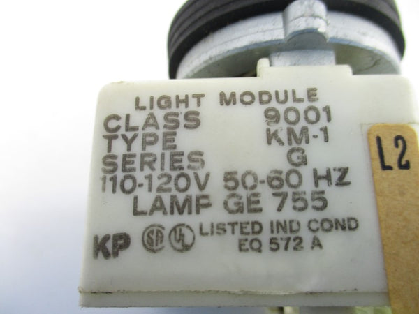 SQUARE D 9001KM-1 SER. G 110-120V NSNP