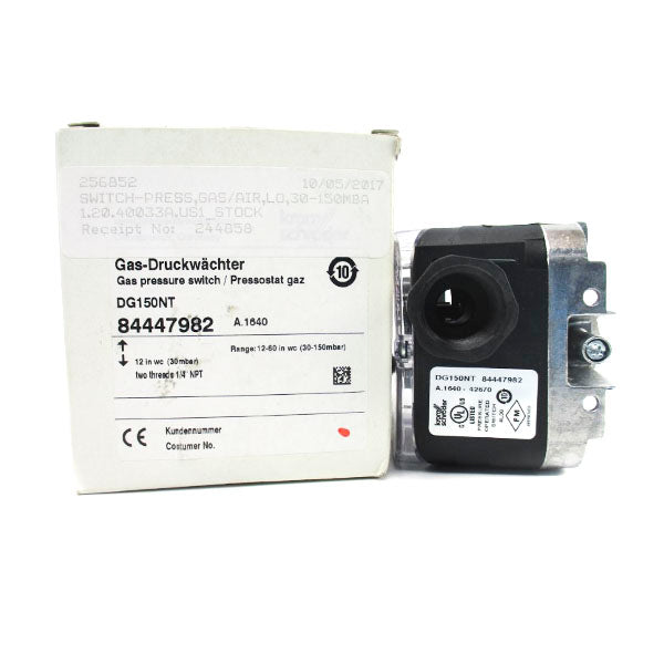 KROM SCHRODER 84447982 DG150NT 110-120VAC 0.5A 12-60INWC NSMP