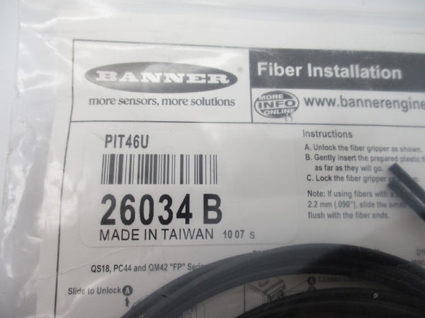 BANNER ENGINEERING PIT46U 26034B NSMP