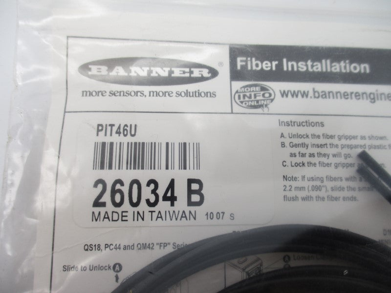 BANNER ENGINEERING PIT46U 26034B NSMP