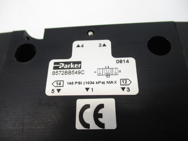 PARKER B572BB549C 24VDC 146PSI NSNP