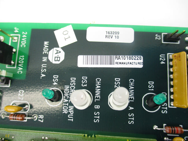 ALLEN BRADLEY 163209 REV. 10 REMAN