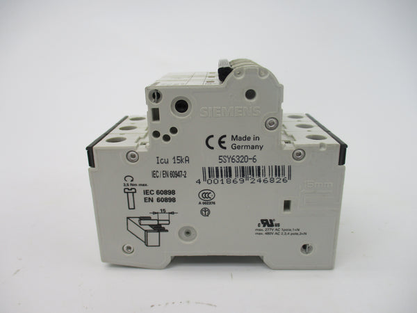 SIEMENS 5SY6320-6 400V 20A NSNP