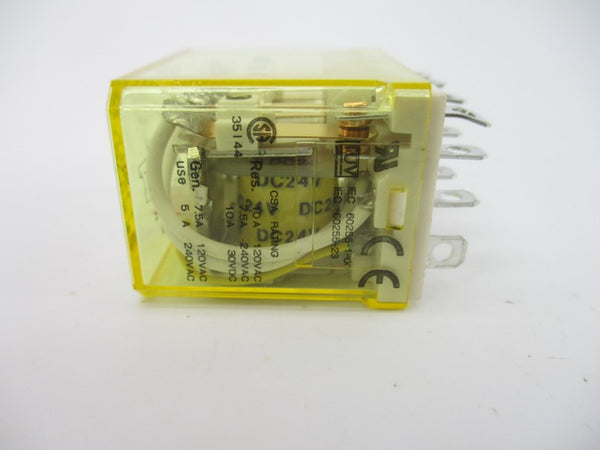 IDEC RH4B-UL 24VDC 5A NSNP