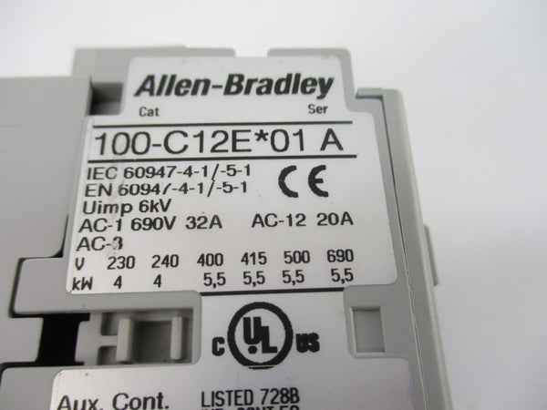 ALLEN BRADLEY 100-C12EJ01 SER. A 24VDC 32A NSNP