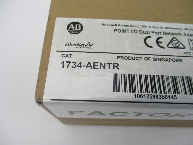 ALLEN BRADLEY 1734-AENTR SER. B F/W 5.014 DATE: 2017 NSFS