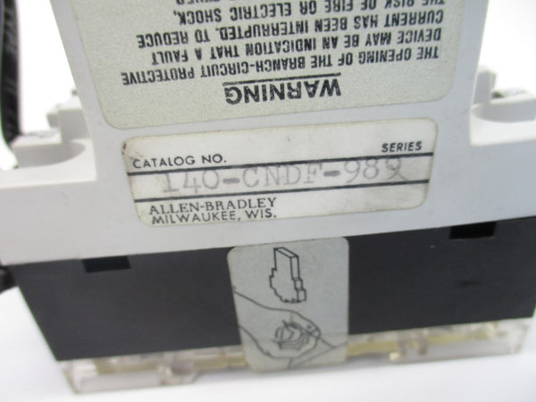 ALLEN BRADLEY 140-CNDF-989 660V 1.0-1.6A (AS PICTURED) NSNP