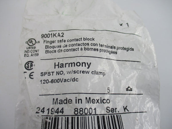 SCHNEIDER ELECTRIC 9001KA2 SER. K 120-600VAC/DC NSMP