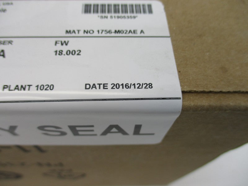 ALLEN BRADLEY 1756-M02AE SER. A F/W 18.002 DATE: 2016 NSFS