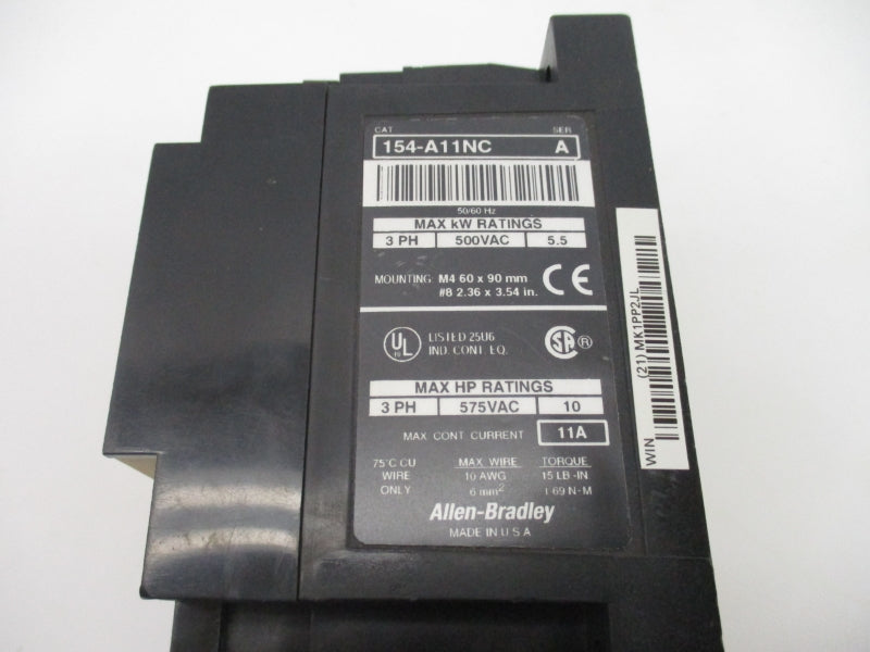 ALLEN BRADLEY 154-A11NC SER. A 500VAC 11A NSNP