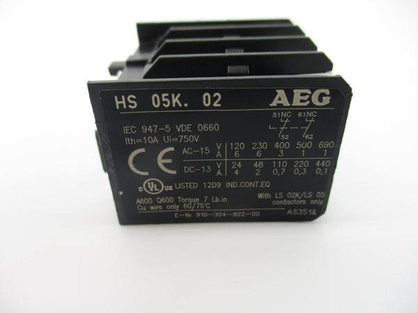 AEG HS05K.02 750V 10A NSNP