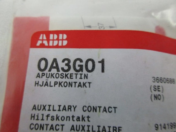 ABB 0A3G01 AUXILIARY CONTACT NSMP