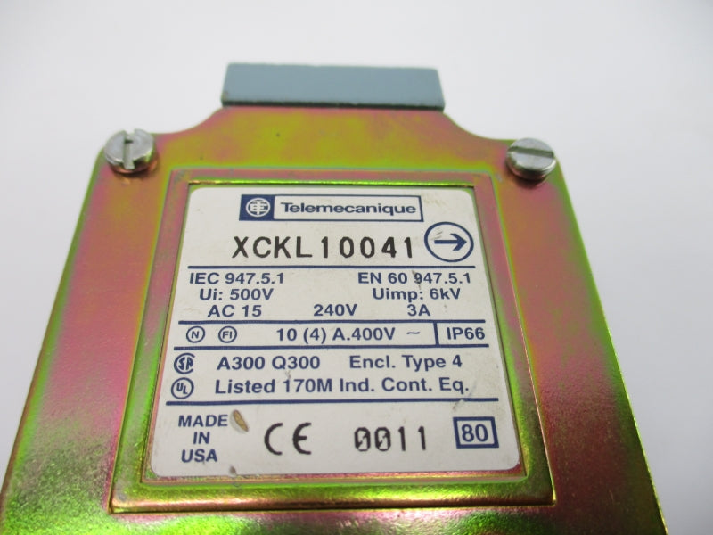 TELEMECANIQUE XCKL10041 240V 3A NSNP