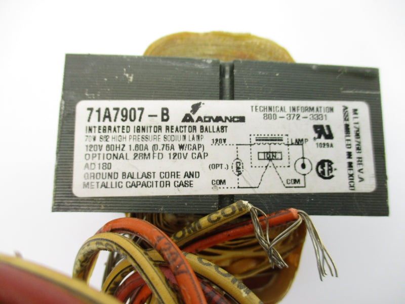 ADVANCE 71A7907-B 120V 1.60A NSNP
