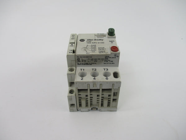 ALLEN BRADLEY 140-MN-0100 SER. D 600V 0.63-1.0A (AS PICTURED) NSNP