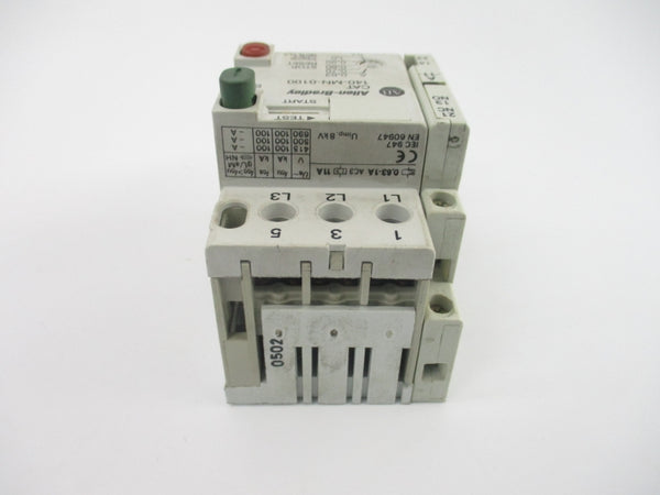 ALLEN BRADLEY 140-MN-0100 SER. D 600V 0.63-1.0A (AS PICTURED) NSNP