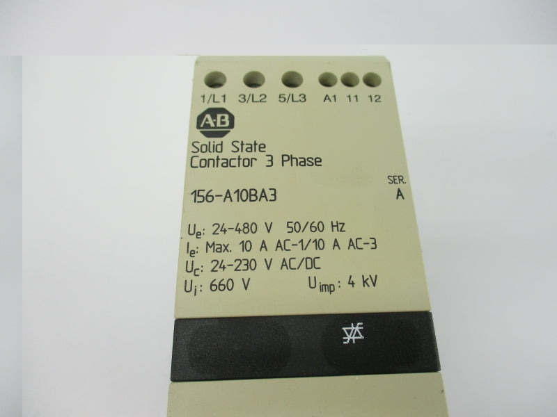 ALLEN BRADLEY 156-A10BA3 SER. A 24-480V 10A NSNP