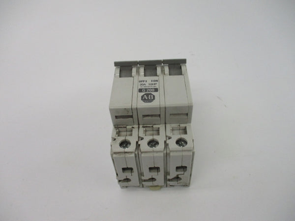 ALLEN BRADLEY 1492-CB3G200 SER. C 277VAC 20A UNMP