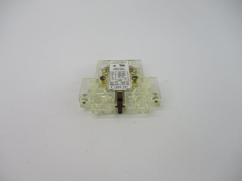 ALLEN BRADLEY 195-GA01 SER. A 500-600VAC 1.2A NSNP