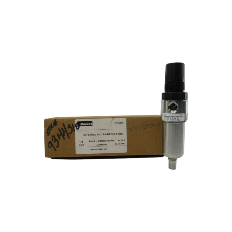 PARKER B548-02DHCSS/M3 0-125PSI 1/4" NSMP