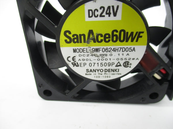 SANYO DENKI 9WF0624H7D05A A90L-0001-0552#A 24VDC 0.11A NSNP