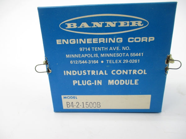 BANNER ENIGNEERING B4-2-1500B 11-14VAC NSMP