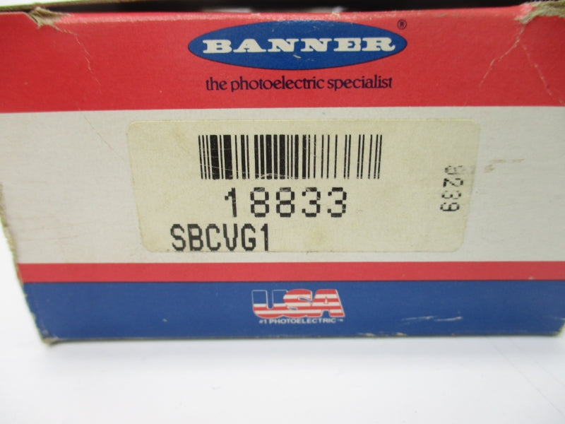 BANNER ENGINEERING SBCVG1 18833 NSMP