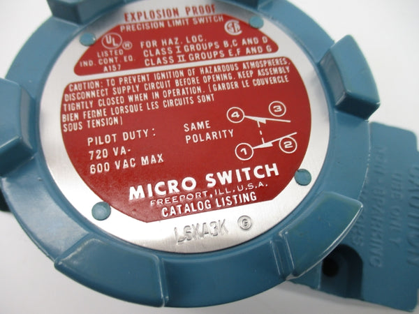 MICRO SWITCH LSXA3K 600VAC NSNP