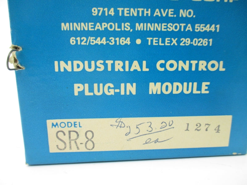 BANNER ENGINEERING SR-8 9-16VAC NSMP