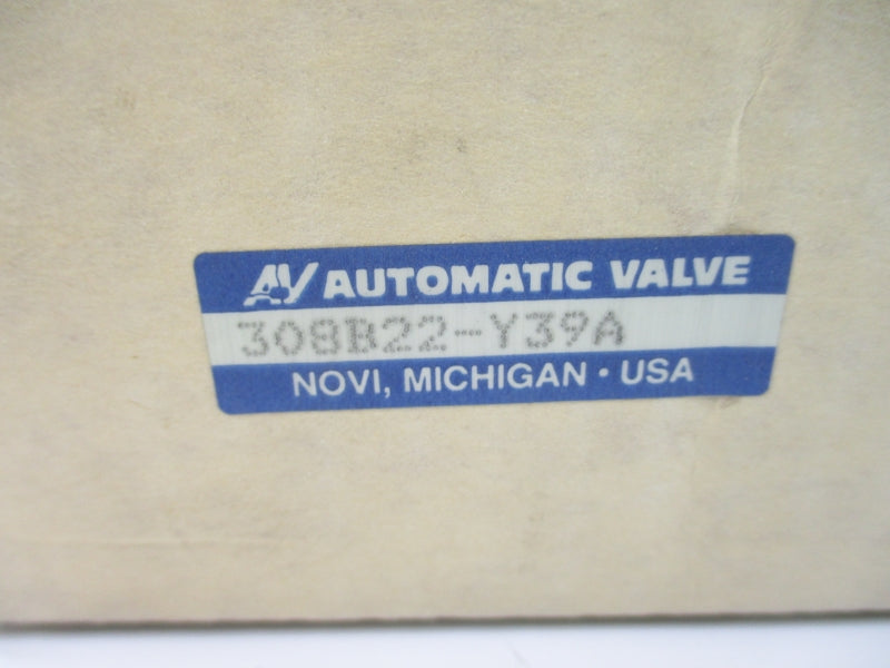 AUTOMATIC VALVE 308B22-Y39A 120V 150PSI NSMP