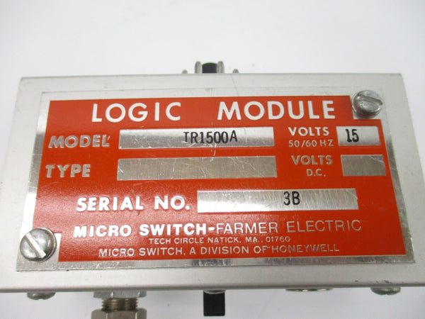 MICRO SWITCH TR1500A 15V NSNP
