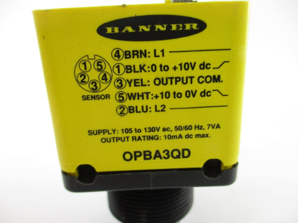 BANNER ENGINEERING OPBA3QD 10VDC NSNP