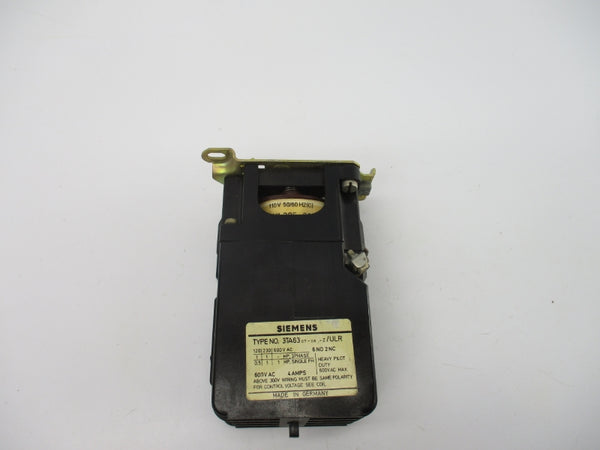 SIEMENS 3TA6307-0A-Z/ULR 110V 4A NSNP