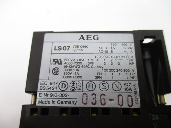AEG 910-302-036-00 24VDC 16A NSNP