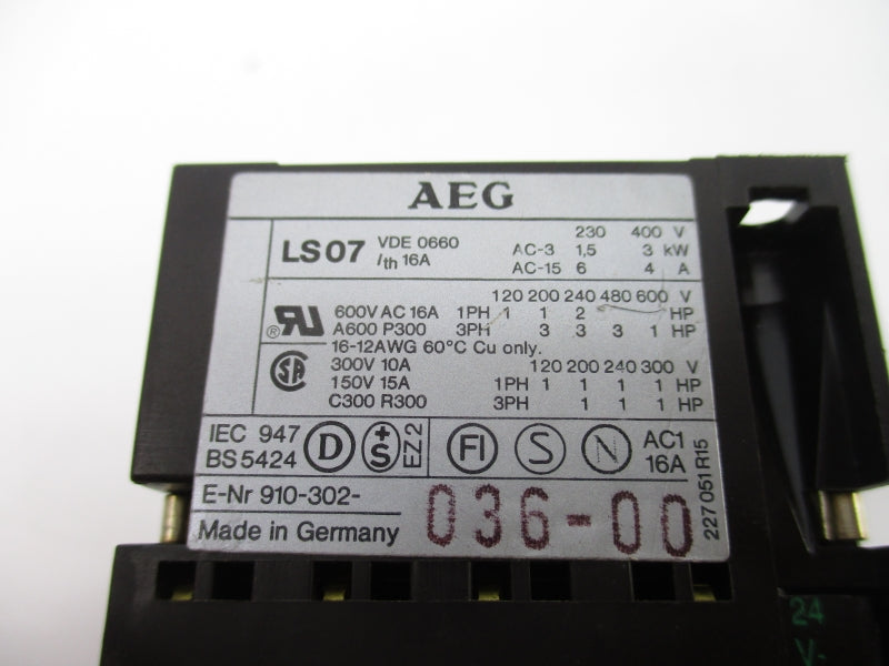 AEG 910-302-036-00 24VDC 16A NSNP