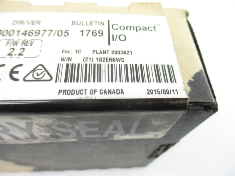 ALLEN BRADLEY 1769-IT6 SER. A F/W 2.2 DATE: 2015 NSFS