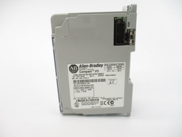 ALLEN BRADLEY 1769-OF4VI SER. A F/W 2.1 24VDC NSMP