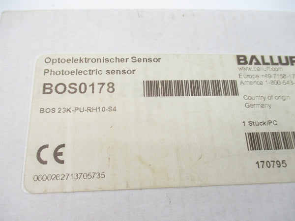 BALLUFF BOS0178 BOS 23K-PU-RH10-S4 10-30VDC NSMP
