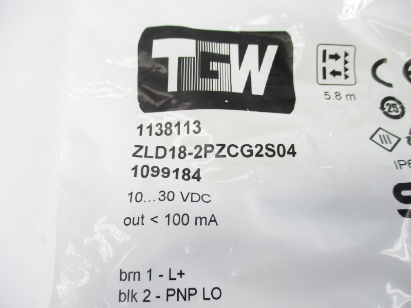 SICK ZLD18-2PZCG2S04 1099184 10-30VDC NSMP