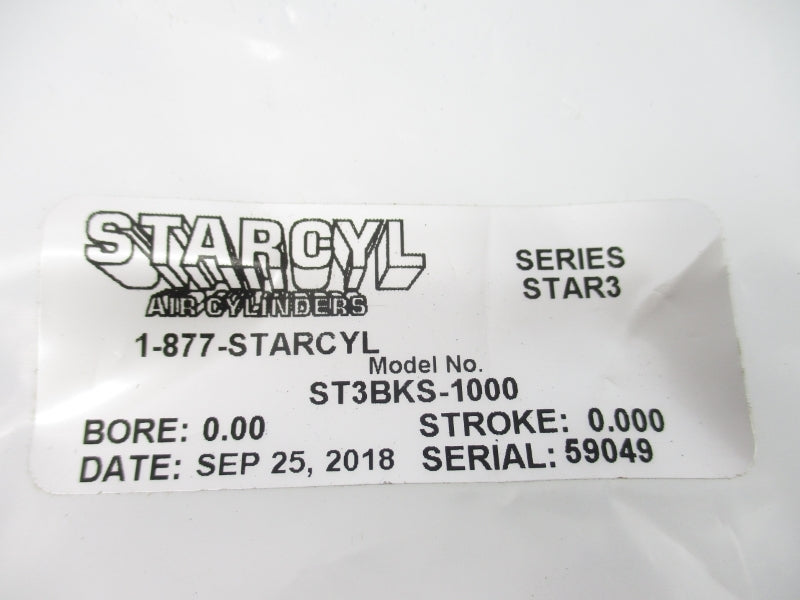 STARCYL ST3BKS-1000 SER. STAR3 NSMP