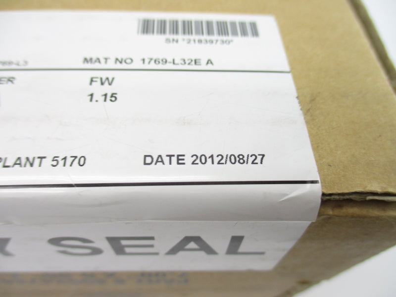 ALLEN BRADLEY 1769-L32E SER. A F/W 1.15 DATE: 2012 NSFS
